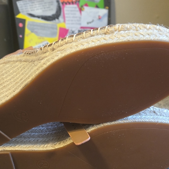 Treasure & Bond Brown Leather Wedge Sandals - Picture 4 of 5